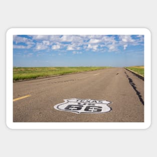 Route 66 road Sticker